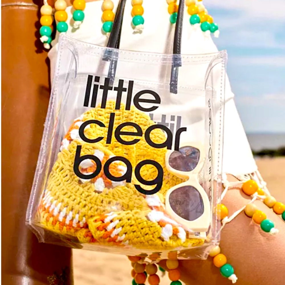 NWT BLOOMINGDALE’S little clear bag